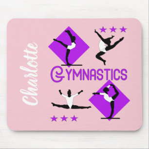 Gymnast Figures Niedlich Girls Gymnastik Personali Mousepad