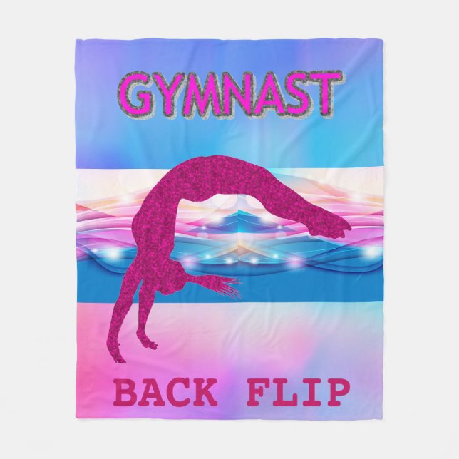 GYMNAST FLEECE BLANKET HABEN WIEDER GEDREHT. (Vorderseite)