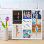 Gymnast Foto Collage Modern Einfach Künstlicher Leinwanddruck<br><div class="desc">Feiern Sie die Errungenschaften eines jungen Turniers mit diesem 6-Foto-Collage-Imitat-Leinwand aus weißem Holz. Personalisieren Sie es mit Ihren eigenen Fotos,  dem Namen,  dem Datum des Empfängers und einer herzlichen Botschaft,  um einen schönen Sake zu schaffen,  den sie für immer lieben werden!</div>
