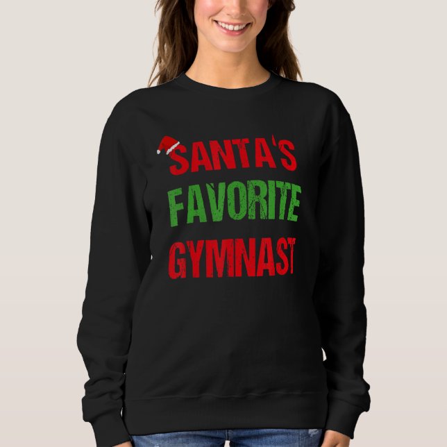 Gymnast Funny Pajama Sweatshirt (Vorderseite)