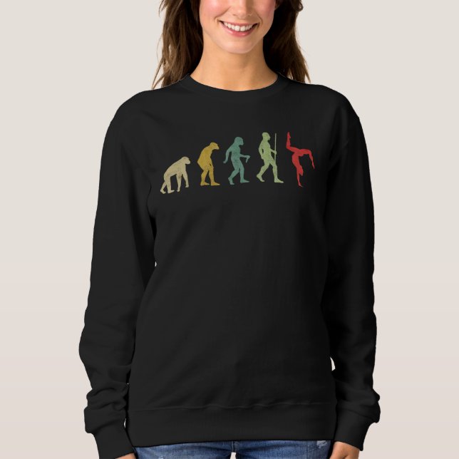 Gymnast Girl Hand Stand Flip Sweatshirt (Vorderseite)