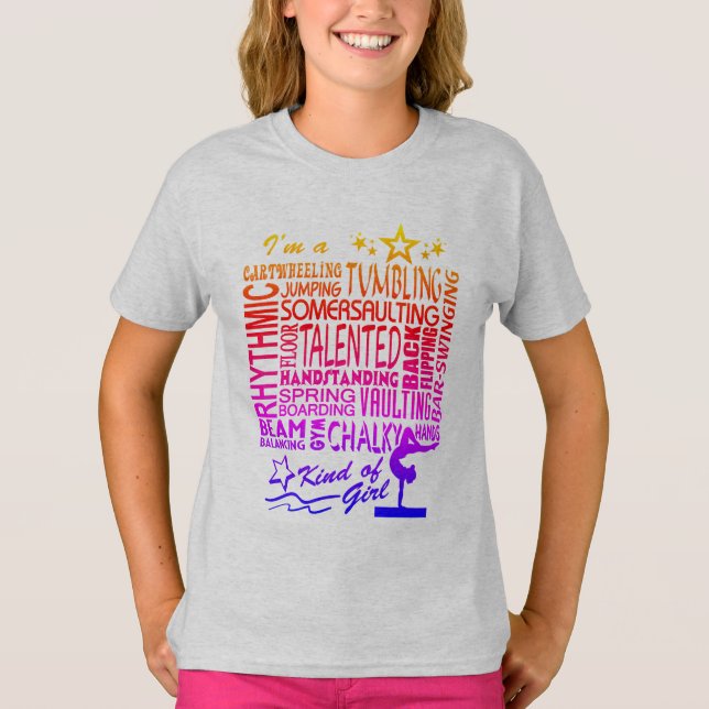 Gymnast, Gymnastik Talent T - Shirt (Vorderseite)