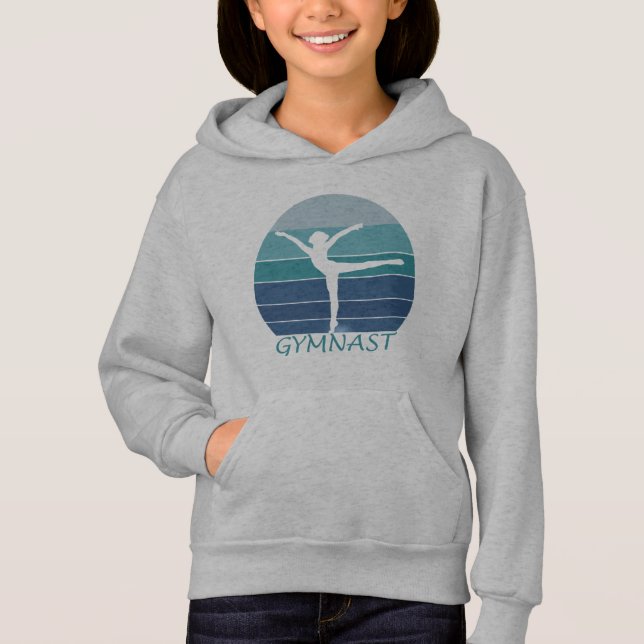 GYMNAST - I LIEBE GYMNASTIK. HOODIE (Vorderseite)