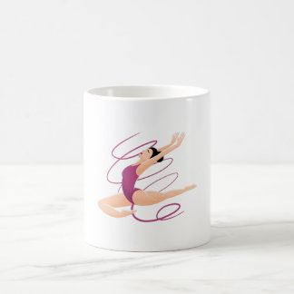 Gymnast Illustration Kaffeetasse