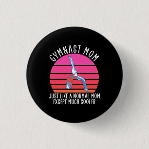 Gymnast-Mama Button