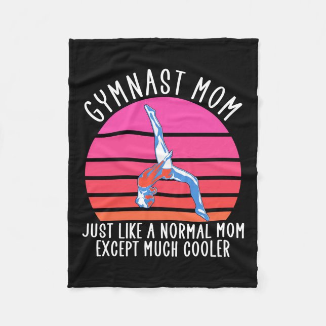 Gymnast-Mama Fleecedecke (Vorderseite)