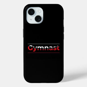 Gymnast - Minimalistisch Moderne Gymnastik - Wort Case-Mate iPhone Hülle
