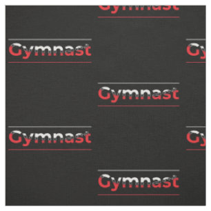 Gymnast - Minimalistisch Moderne Gymnastik - Wort Stoff