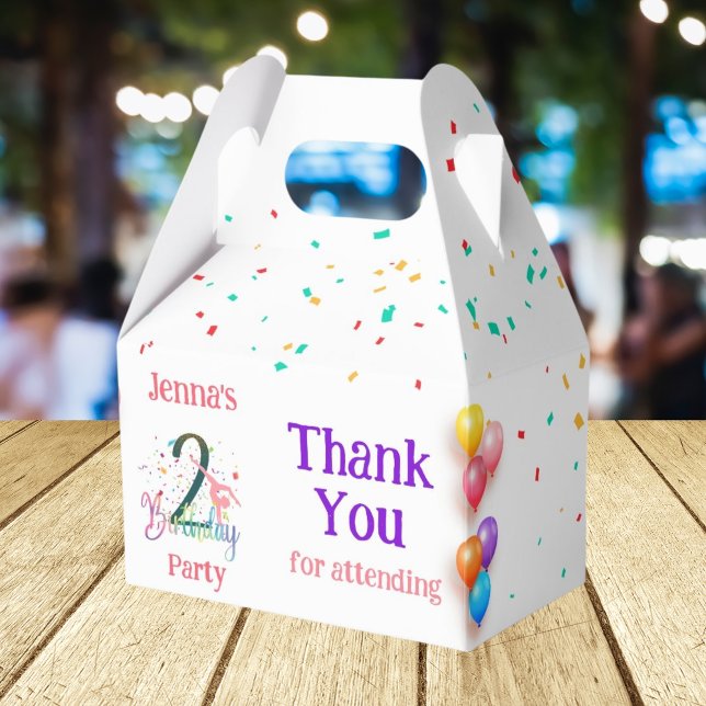 Gymnast niedlich Kindergeburtstag Party Geschenkschachtel (Von Creator hochgeladen)