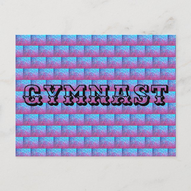GYMNAST Postcard - Gymnastik - Geschenk Postkarte (Vorderseite)