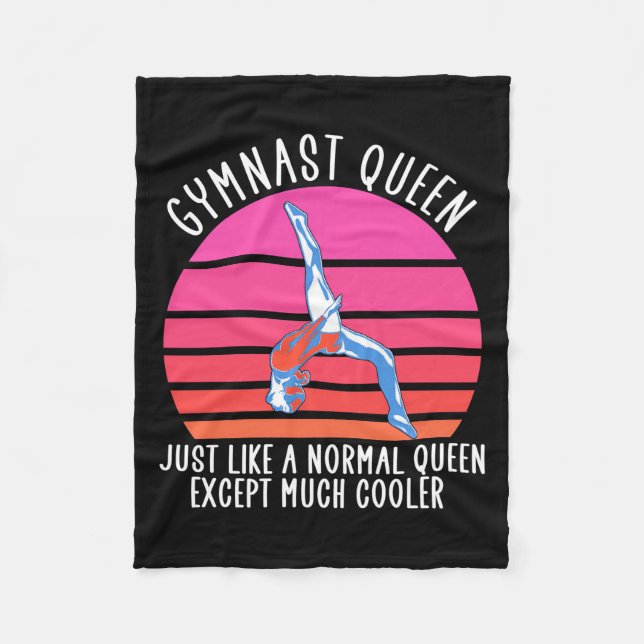 Gymnast Queen Fleecedecke (Vorderseite)
