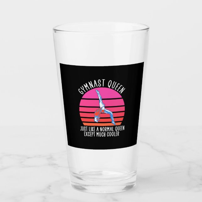 Gymnast Queen Glas (Vorderseite)