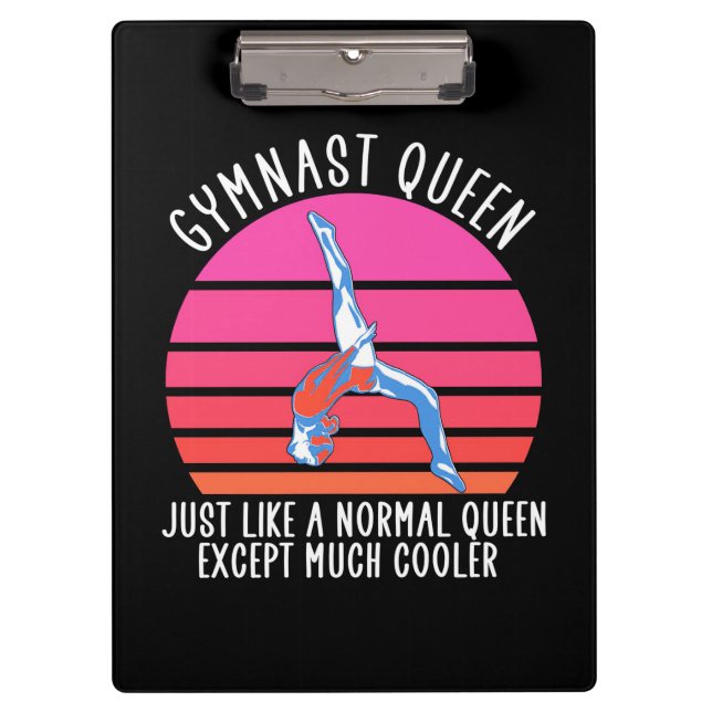 Gymnast Queen Klemmbrett (Vorderseite)