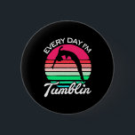 Gymnast Retro Vintage Tumblin Button<br><div class="desc">Gymnast Retro Vintage Tumblin</div>