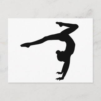 Gymnast Stag Handstand Geschenke Postkarte