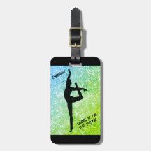 Gymnast Verließ es auf dem Boden Personalisiert gr