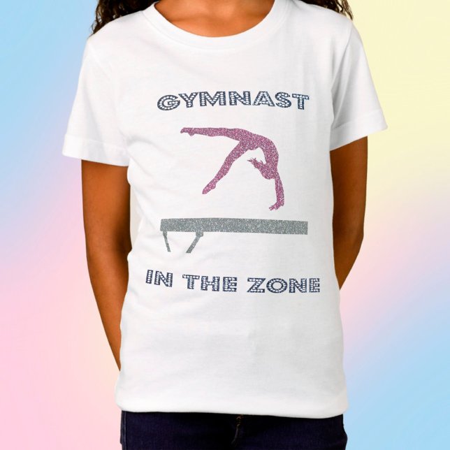 Gymnaste dans la zone - T-shirt Gymnastique fémini (Créateur téléchargé)