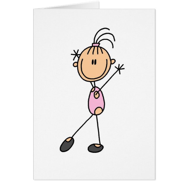 Gymnaste de fille dans le rose (Devant)