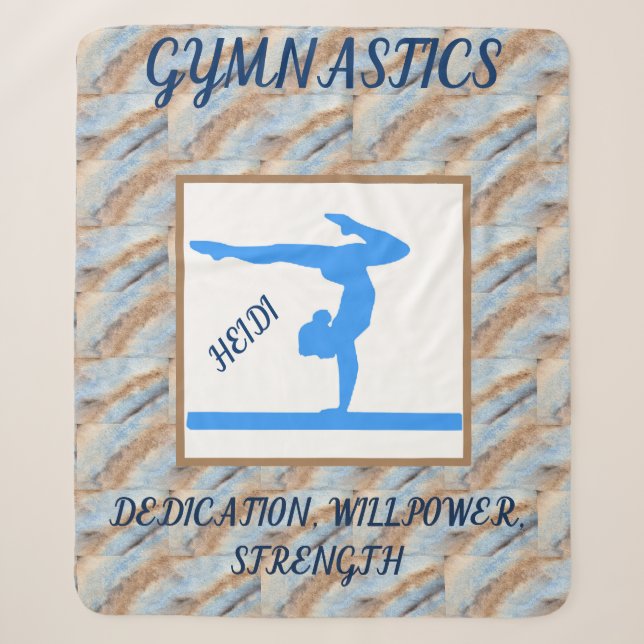 Gymnaste de gymnastique sur la couverture de sherp (Devant)