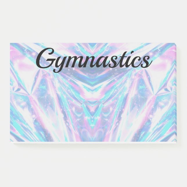 GYMNASTICS 10" x 6" Post-it®-Hinweise Post-it Klebezettel (Vorderseite)