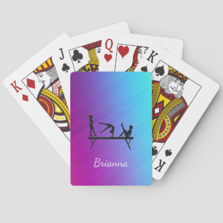 Gymnastics Beam Custom Playing Cards Spielkarten