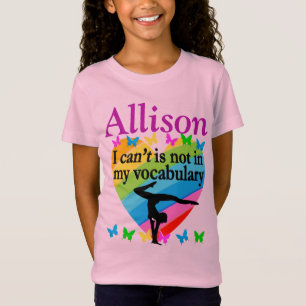 GYMNASTICS CHAMPION PERSONALISIERT T SHIRT