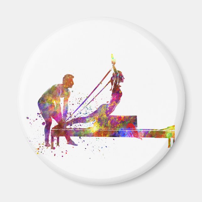 gymnastics exercise magnet (Vorne)