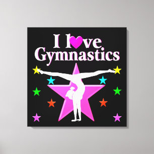 GYMNASTICS FOREVER LEINWANDDRUCK