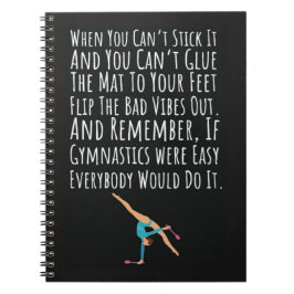 Gymnastics Gift Ideas Sport Girls Women Acrobatics Notizblock