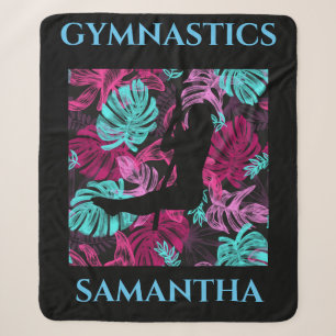 GYMNASTICS GYMNAST AUF ROPES BLANKET. SHERPADECKE
