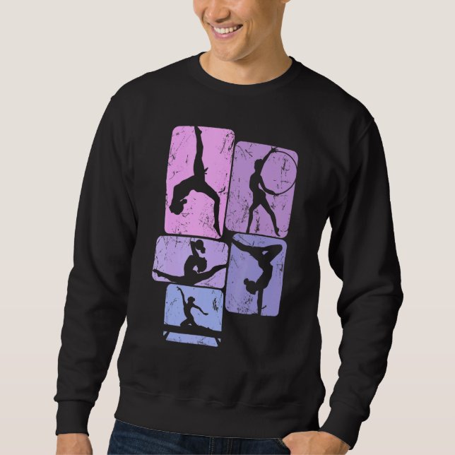 Gymnastics Gymnast Women Kids Girls 1 Sweatshirt (Vorderseite)