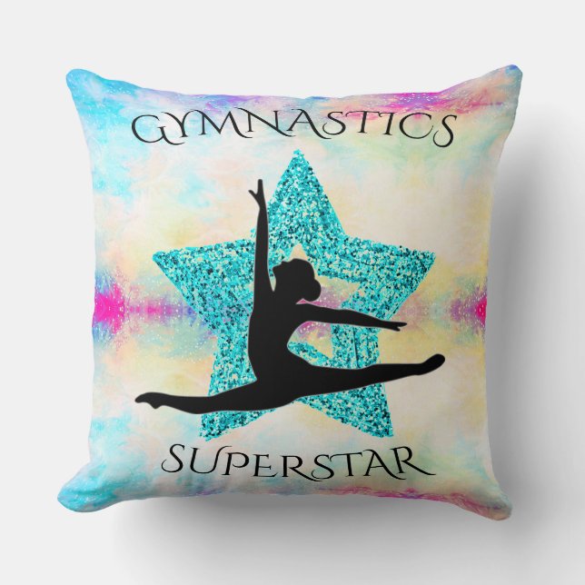 GYMNASTICS Kissen für den Hauswirt. (Vorderseite)