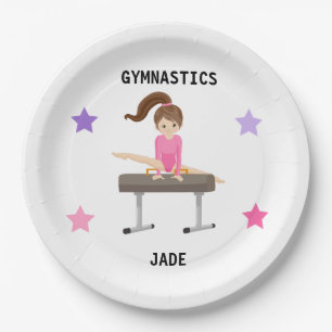  GYMNASTICS PARTY TELLER FÜR MÄDCHEN PERSONALISI