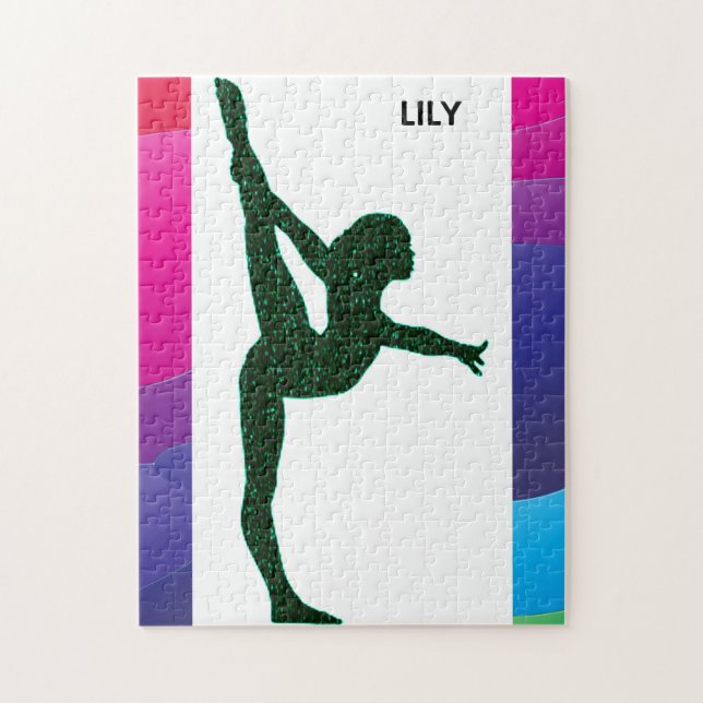 GYMNASTICS PUZZLE PERSONALISIERT! (Vertikal)
