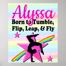 GYMNASTICS QUEE POSTER