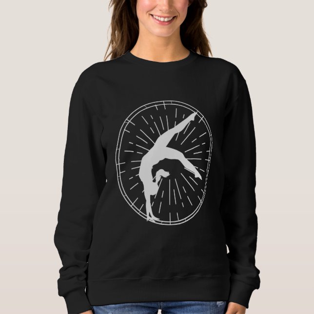 gymnastics rhönrad gymnastics coach gymnsatik gift sweatshirt (Vorderseite)