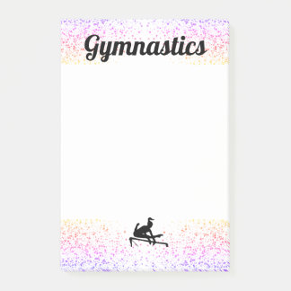 GYMNASTICS STATIONERY - Post-it Notes 4"x 6" Klebezettel