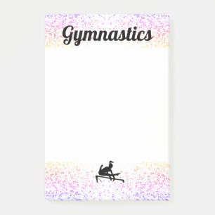 GYMNASTICS STATIONERY - Post-it Notes 4"x 6" Post-it Klebezettel
