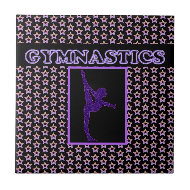 GYMNASTICS Super Stars überall Fliese (Vorderseite)