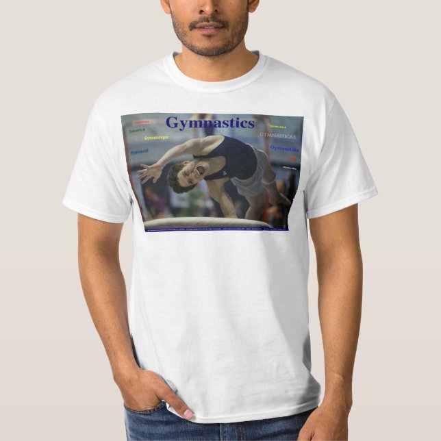 GYMNASTICS T-shirt with Julius Vaulting (Vorderseite)