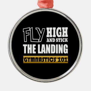 Gymnastik 101 Fliegenhoch - Bar Gymnast Ornament Aus Metall