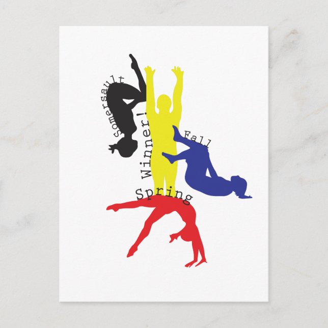 Gymnastik 365 postkarte (Vorderseite)