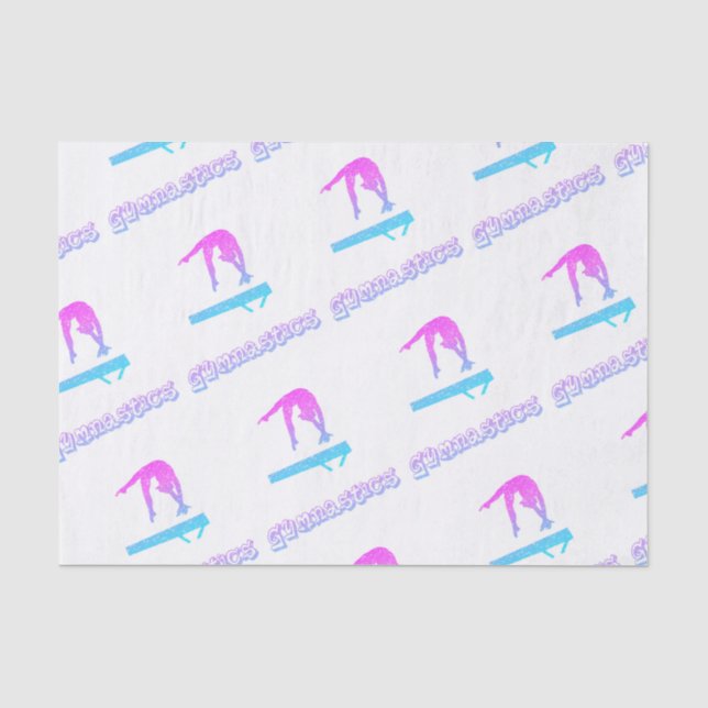 Gymnastik Balanceblatt Seidenpapier (Vorderseite)