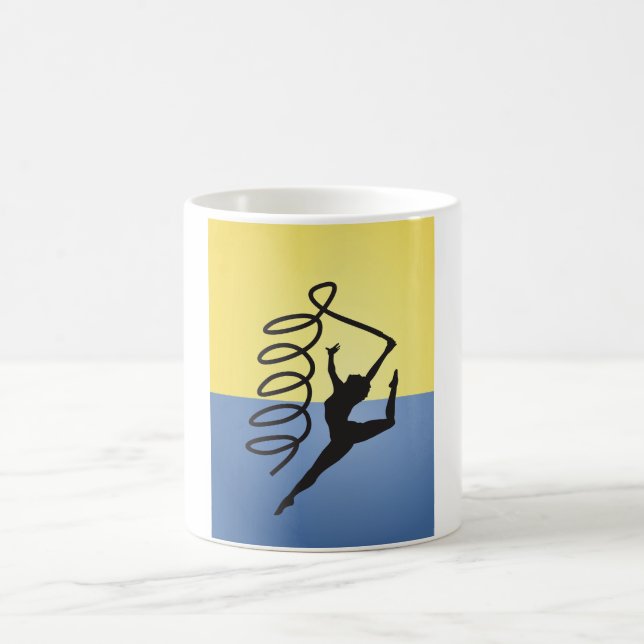 Gymnastik-Band-Programm-Tasse Kaffeetasse (Mittel)