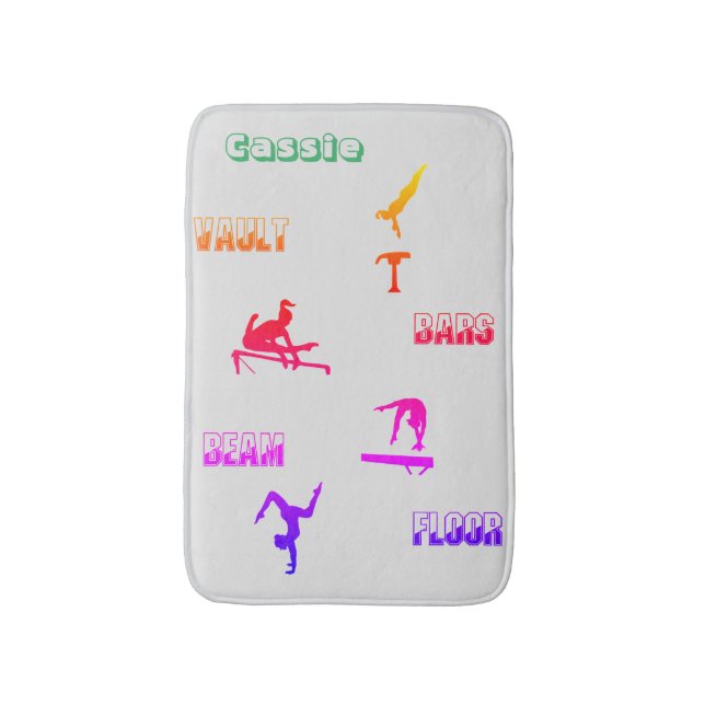 Gymnastik Bath Mat Badematte (Vorderseite Vertikal)