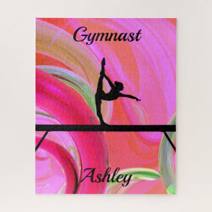 Gymnastik Beam Bold Abstrakt Custom