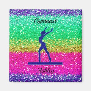 Gymnastik Beam Sparkle Magnet