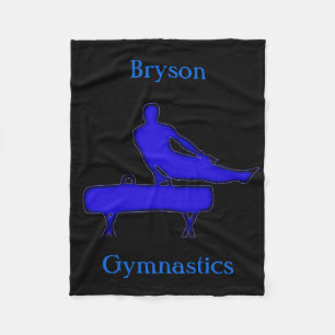 Gymnastik Blanket für Jungen - Pommel Horse Fleecedecke