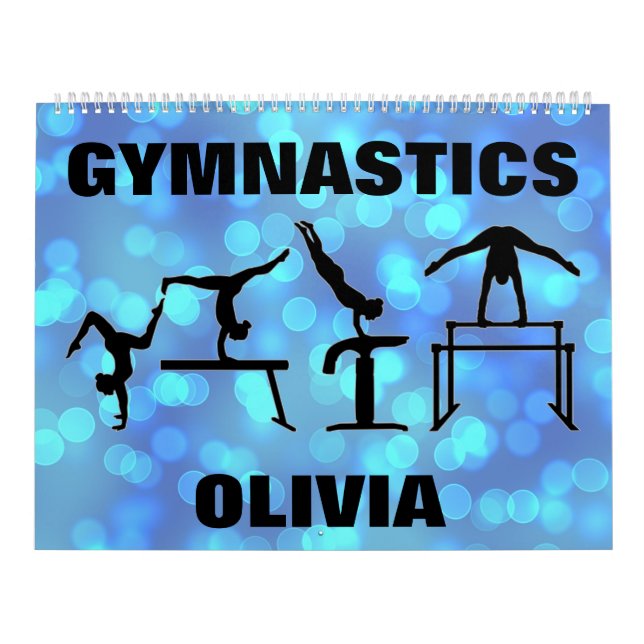 Gymnastik Blue Dots Kalender (Titelbild)