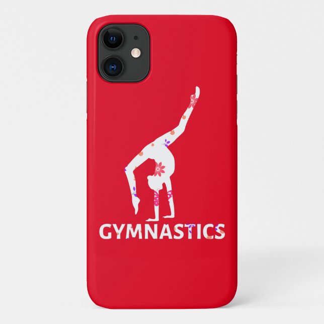 Gymnastik Blume Power Handstand Case-Mate iPhone Hülle (Rückseite)